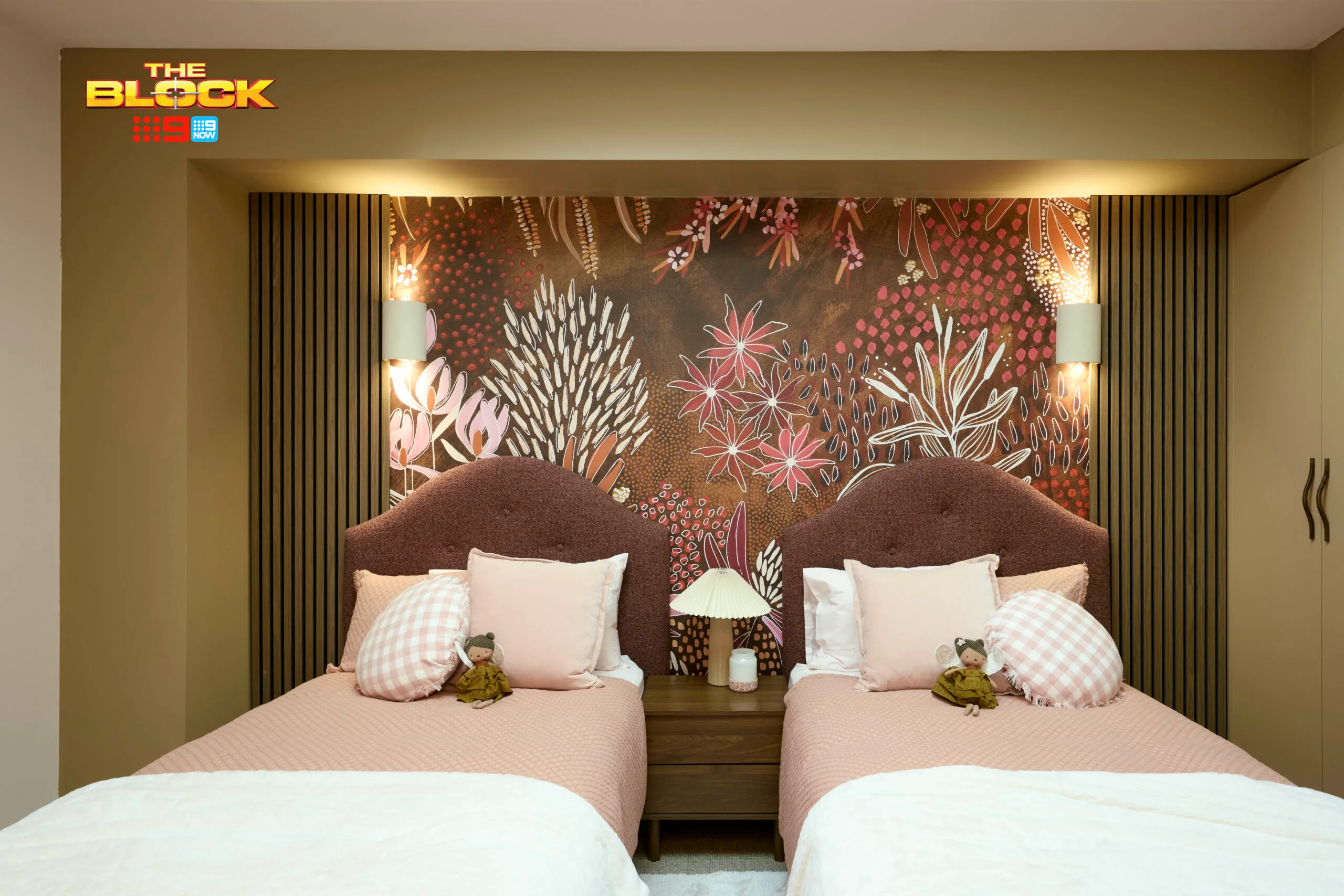 Emma and Ben kids bedroom The Block 2025 