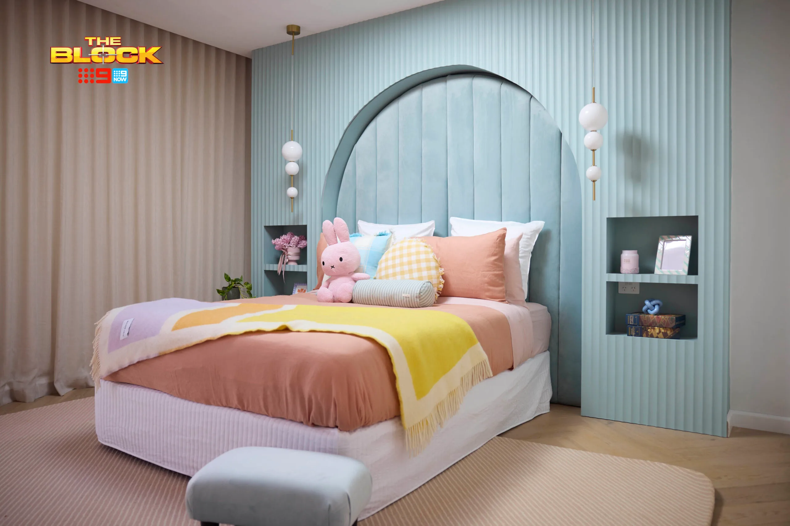 Han and Can kids bedroom The Block 2025 