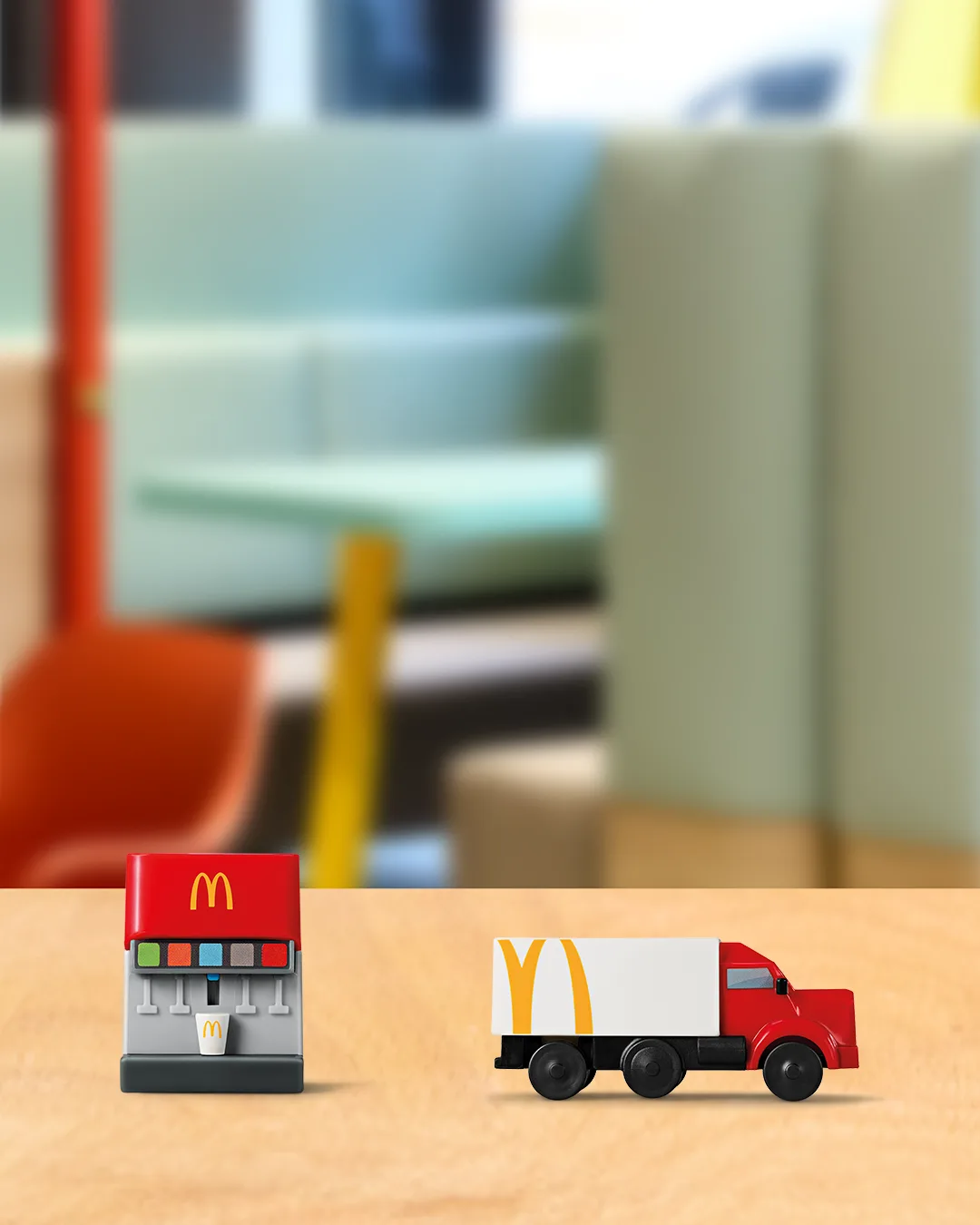 Drinks dispenser and delivery truck minis