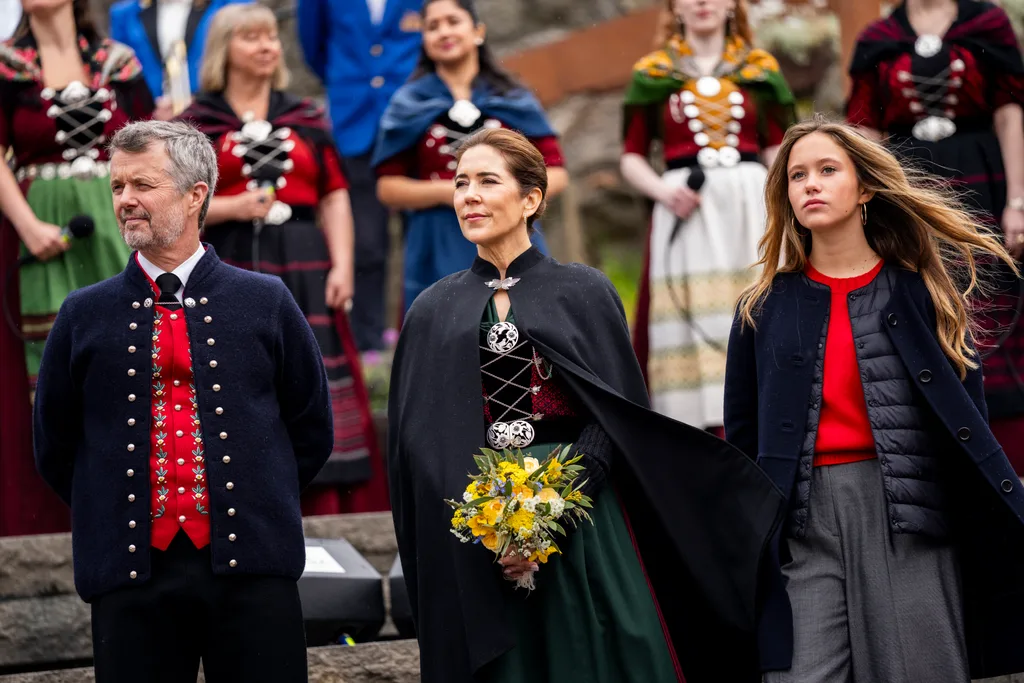 King Frederik of Denmark, Queen Mary and Princess Josephine