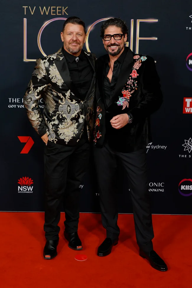 Manu Feildel and Colin Fassnidge