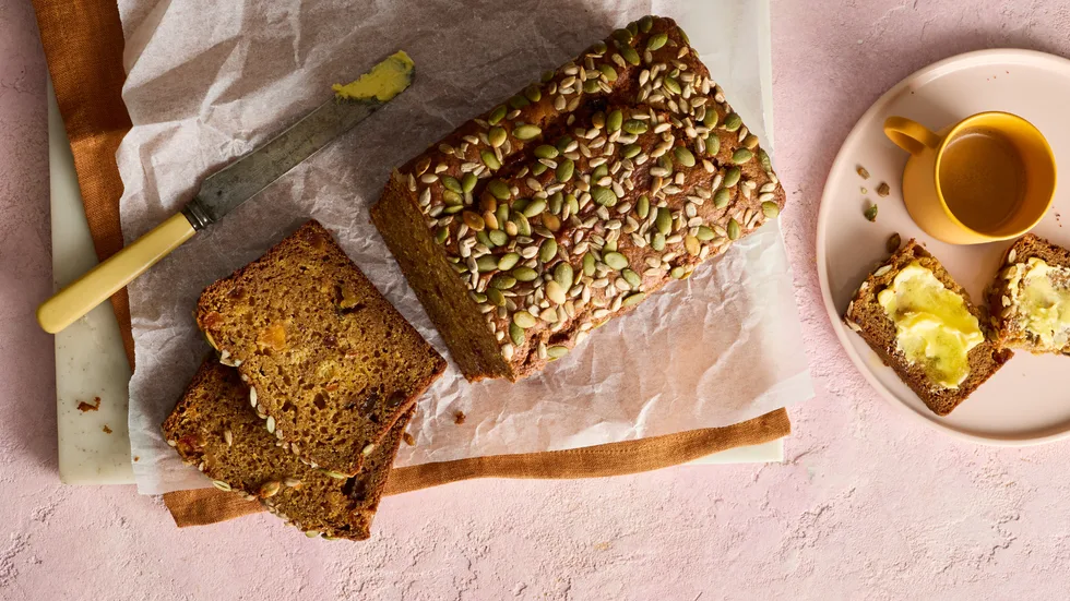 Gluten-free Pumpkin Fruit Loaf