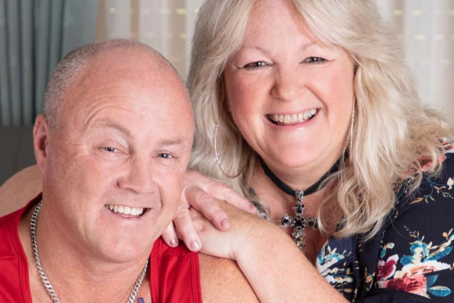 Gogglebox stars Lee and Keith beam at the camera together