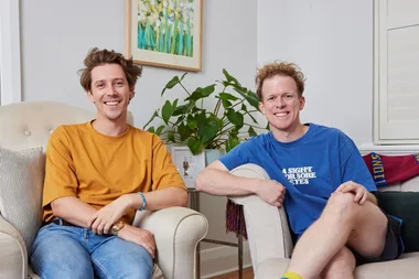 Gogglebox stars Adam Densten and Symon Lovett