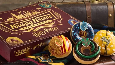 Houses of Hogwarts Krispy Kreme doughnuts