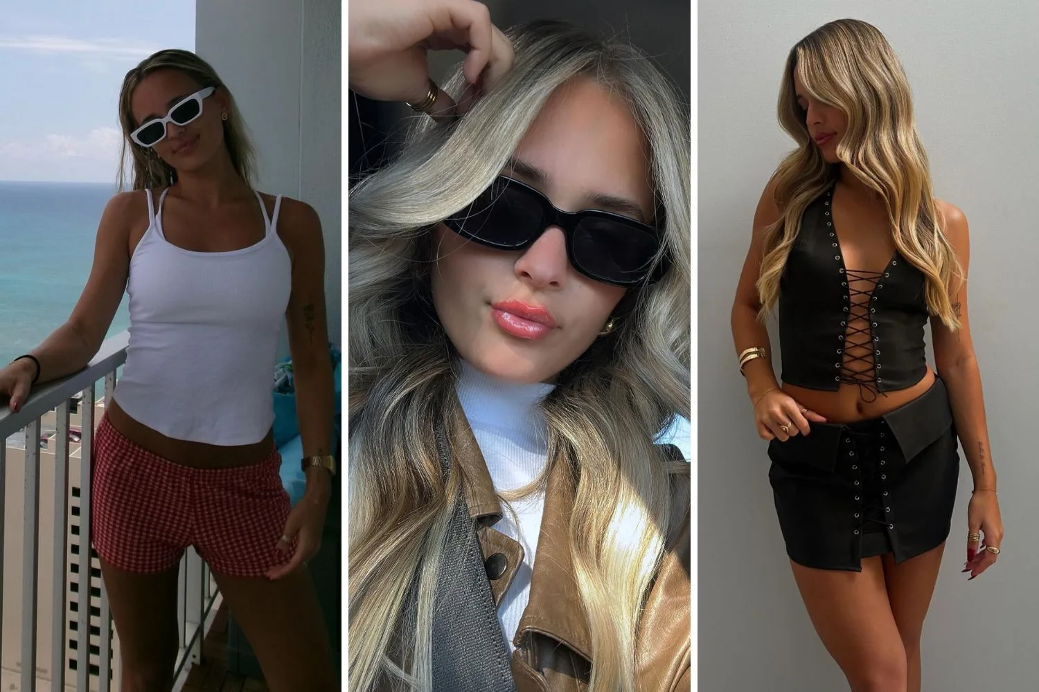 Lainey from Gogglebox on holiday in Hawaii, pouting in sunglasses for a selfie, and wearing a sexy outfit in photos shared to Instagram