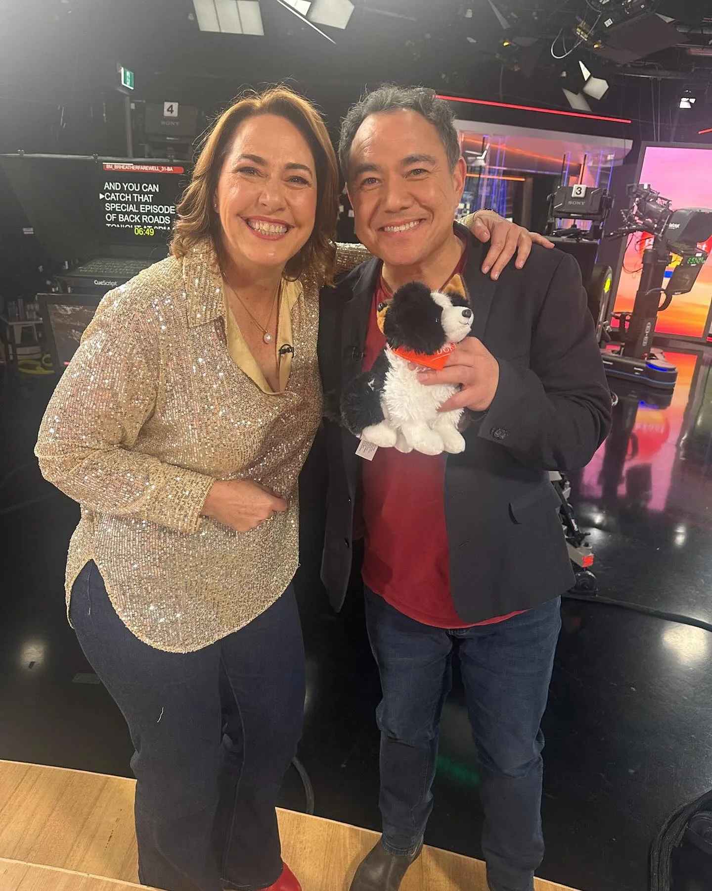 Lisa Millar and Sam Pang