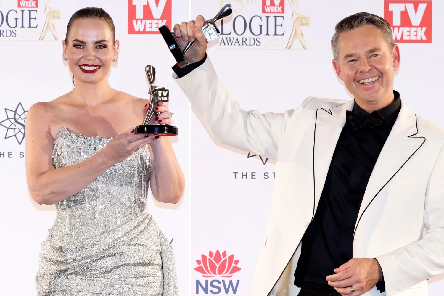 TV WEEK Logies 2025 Jelena Dokic Todd Woodbridge
