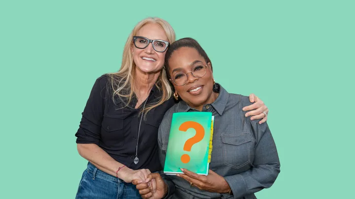 Mel Robins and Oprah Winfrey