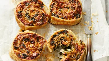 The kids will love our go-to Spinach and Feta Scrolls