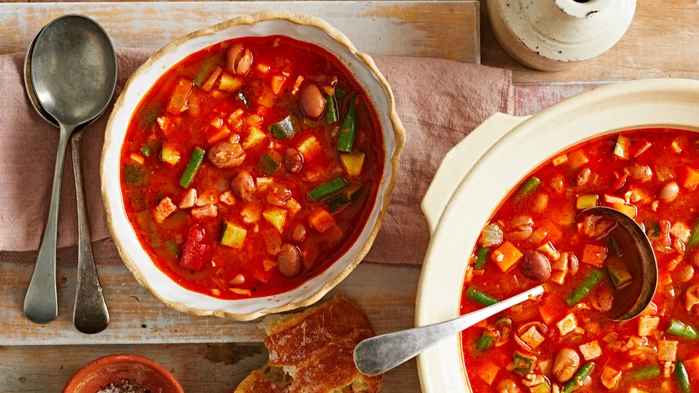 Tuscan tomato and bean soup