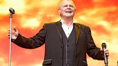 John Farnham on stage
