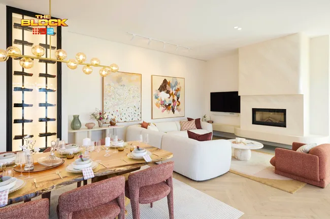 han and can the block living and dining room