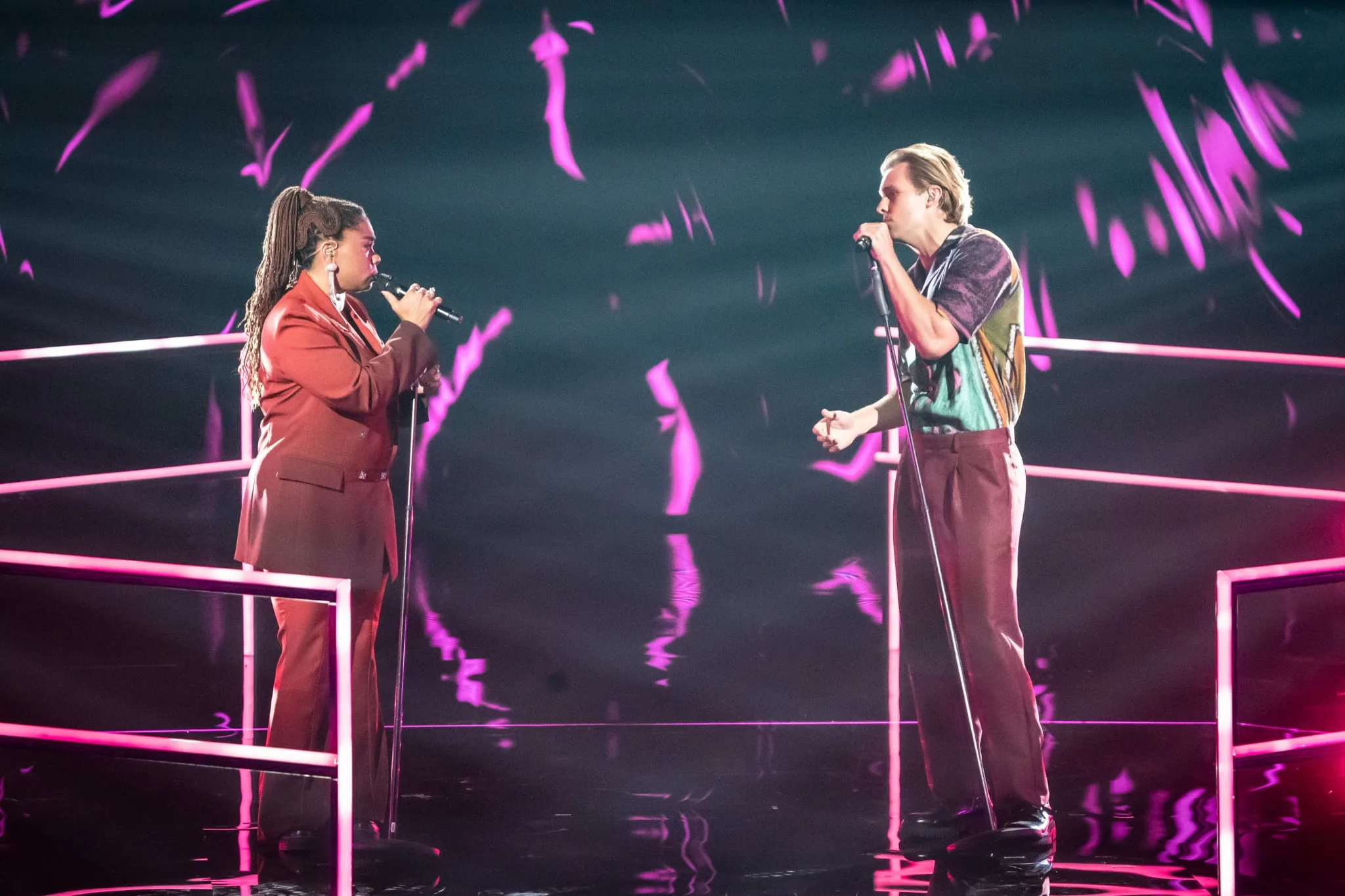Hunter and Cle The Voice Australia 2025 