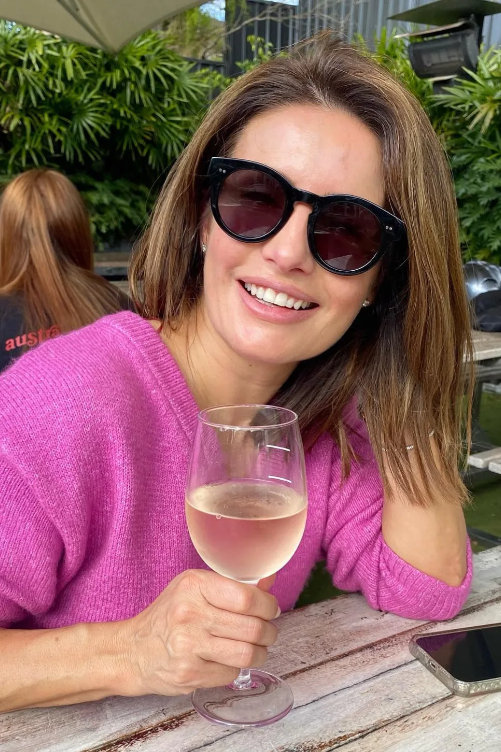Ada Nicodemou wearing sunglasses 