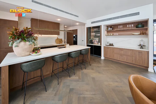 Emma and Ben kitchen the block