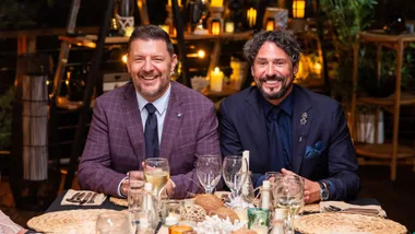 Manu Fidel and Colin Fasnidge My Kitchen Rules MKR