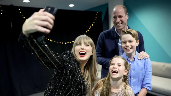 Taylor Swift Prince William Princess Charlotte prince George