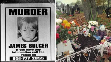 James Bulger poster and memorial
