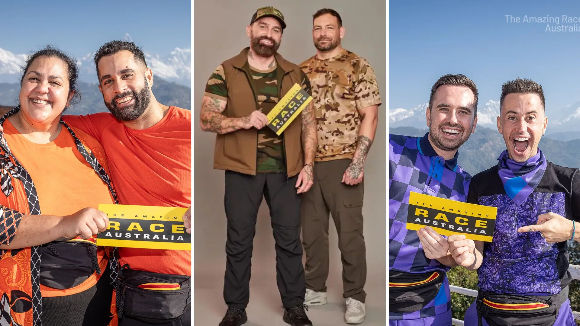 Steph Tisdell Ant Middleton Dan Middleton Luke and "sassy" Scott The Amazing Race Australia