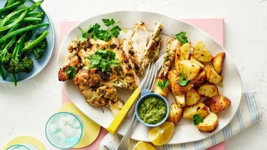 Butterflied Chicken with Salsa Verde