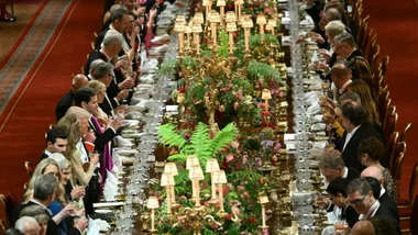 2025 State Banquet hosted by British Royal family for Donald and Melania Trump