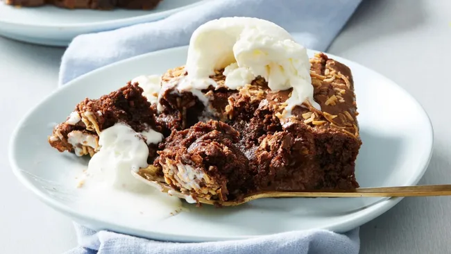 Lindt Ball and Coconut Brownies