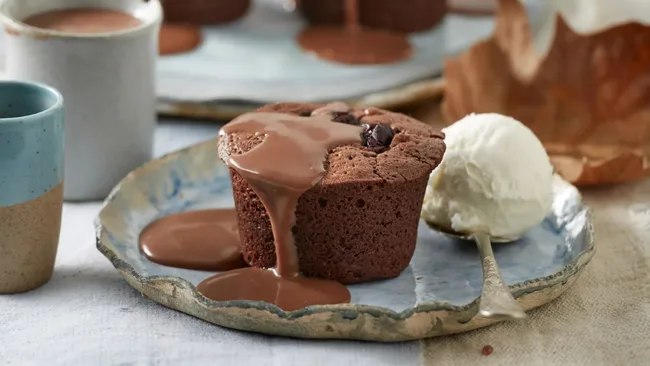 Wow everyone with these Black Forest Brownies with Chocolate Sauce