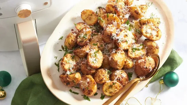 Crispy Parmesan Potatoes