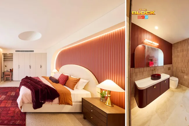 Han and Can's guest suite The Block 2025 week 8