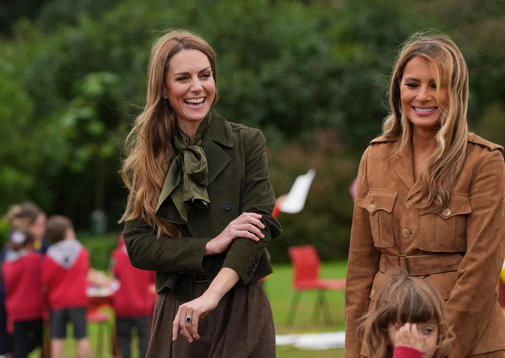 Kate Middleton Melania Trump