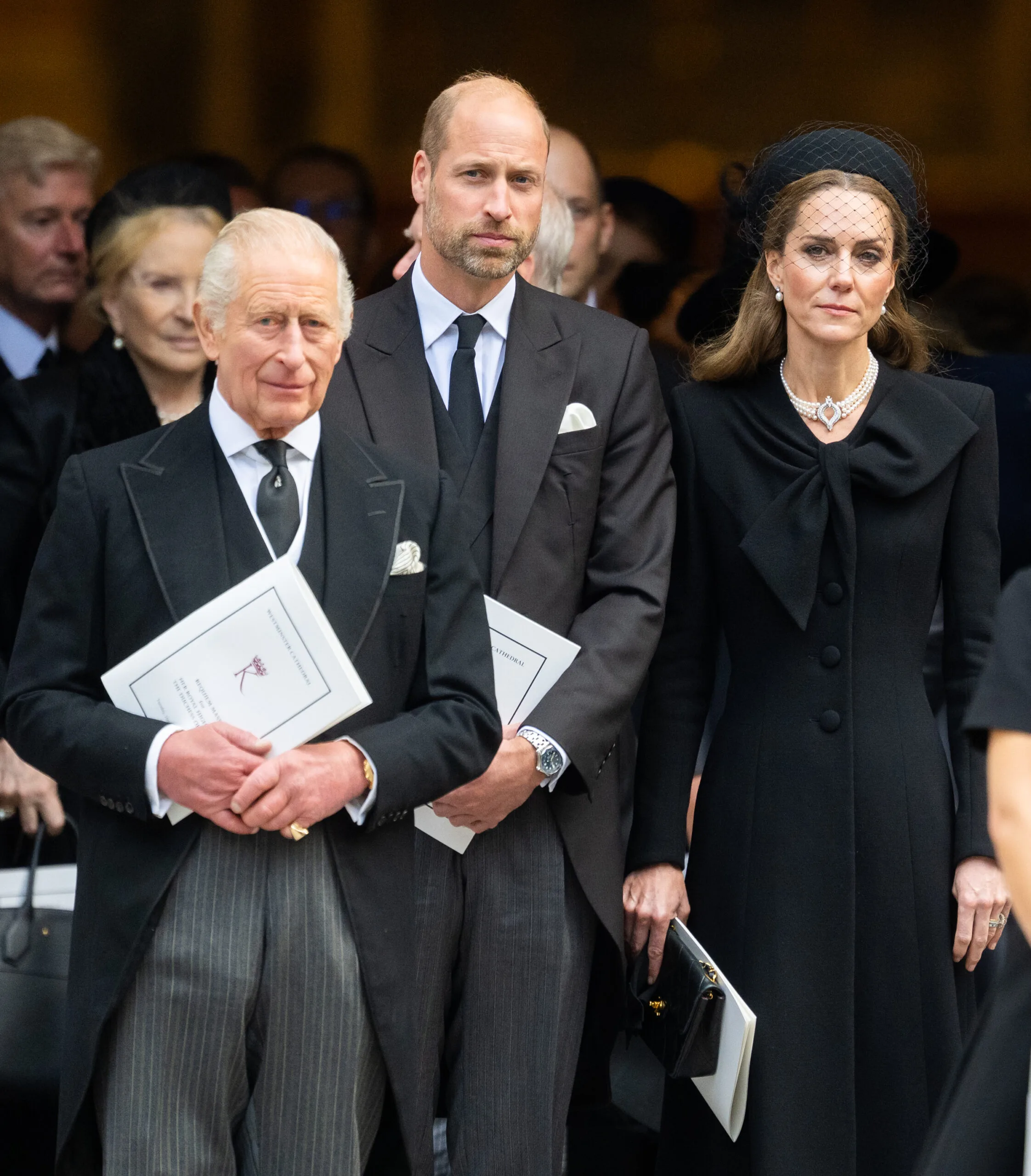 Duchess of Kent funeral King Charles Prince William Kate Middleton