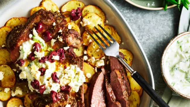 Greek Roast Lamb and Potatoes