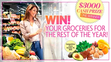 WIN your groceries paid for the rest of the year!