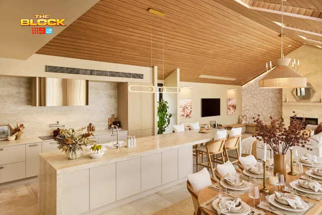 Britt and Taz The Block Kitchen reveal