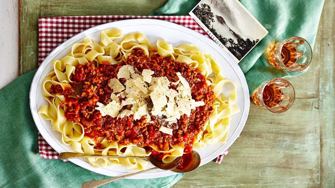 Whip up our Pappardelle with Bolognese Ragu in just four steps | New Idea
