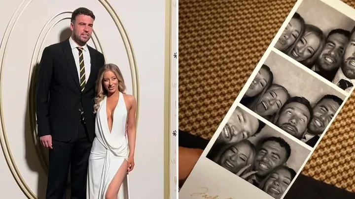 MAFS 2025 bride Jamie Marinos with AFL player Mate Collina