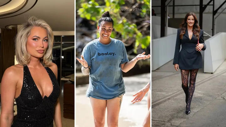 Keira Maguire, Kirby Bentley and Krissy Marsh The Traitors Australia