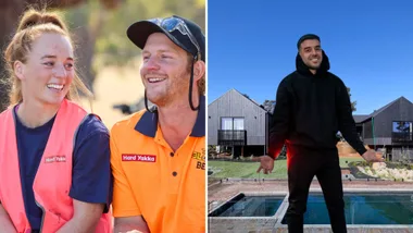 Emma and Ben adrian Portelli The Block