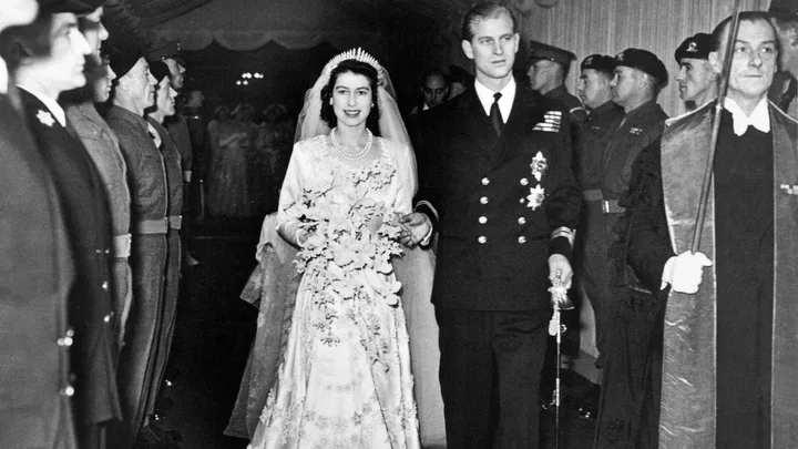 Queen Elizabeth wedding Prince Philip