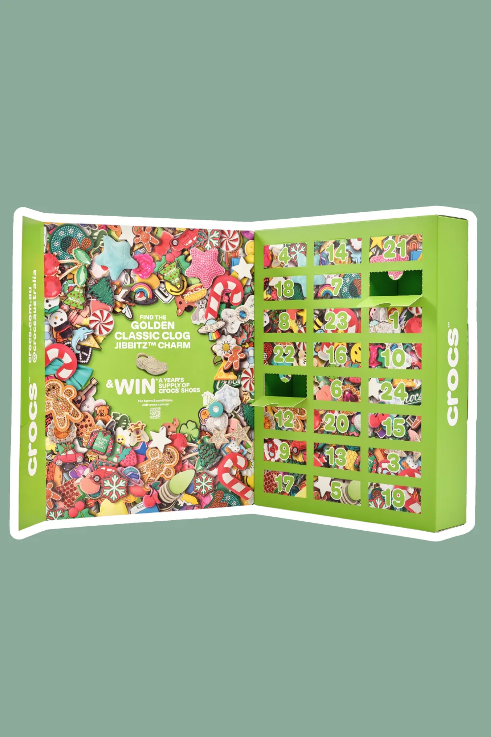 crocs christmas advent calendar 2025