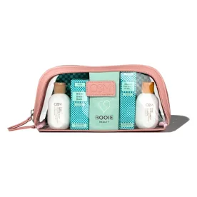 o&m and booie beauty hair care gift set