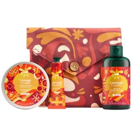the body shop caramel cuddle holiday gift set
