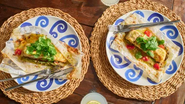 Australian Barramundi en Papilotte