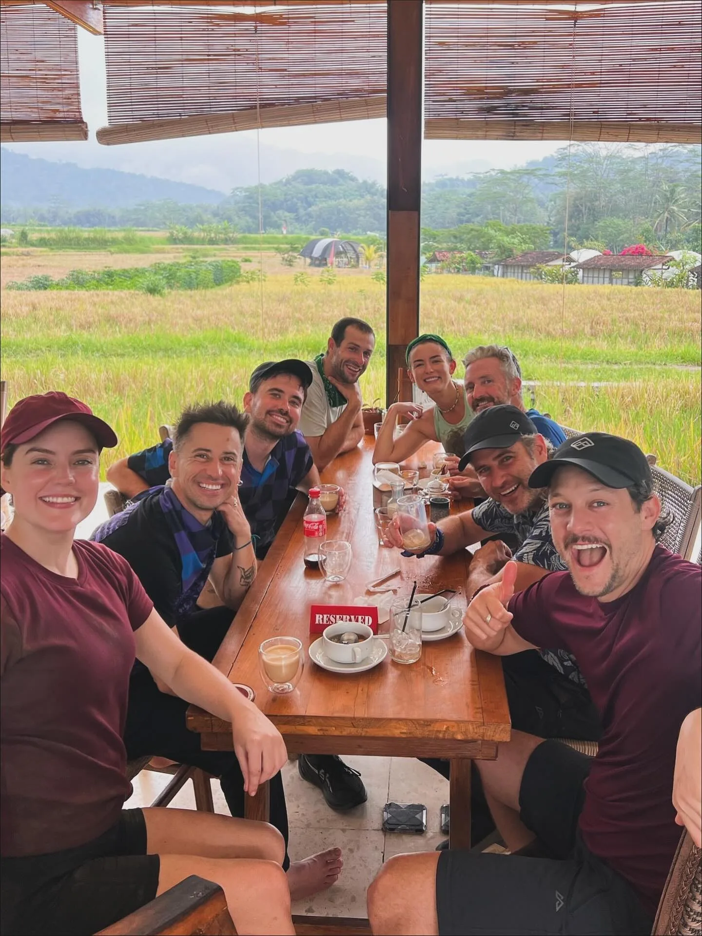 The Amazing Race Rob and Georgie, Luke and Scott, Aesha and Scott and Bernie and Steve Curry