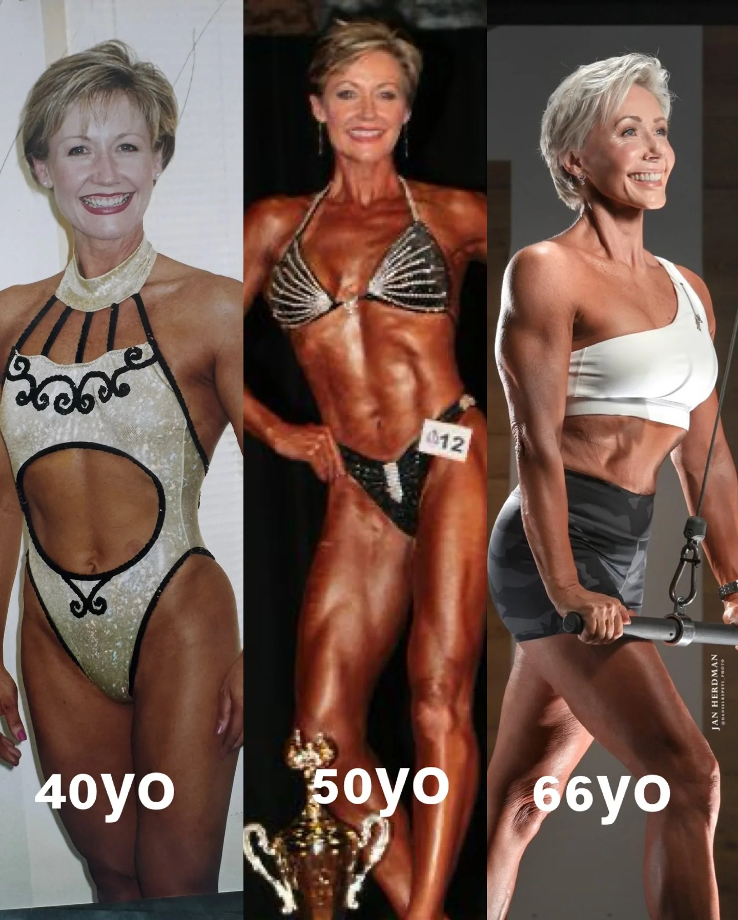 Jan Herdman's bodybuilding journey The Golden Bachelor Australia 