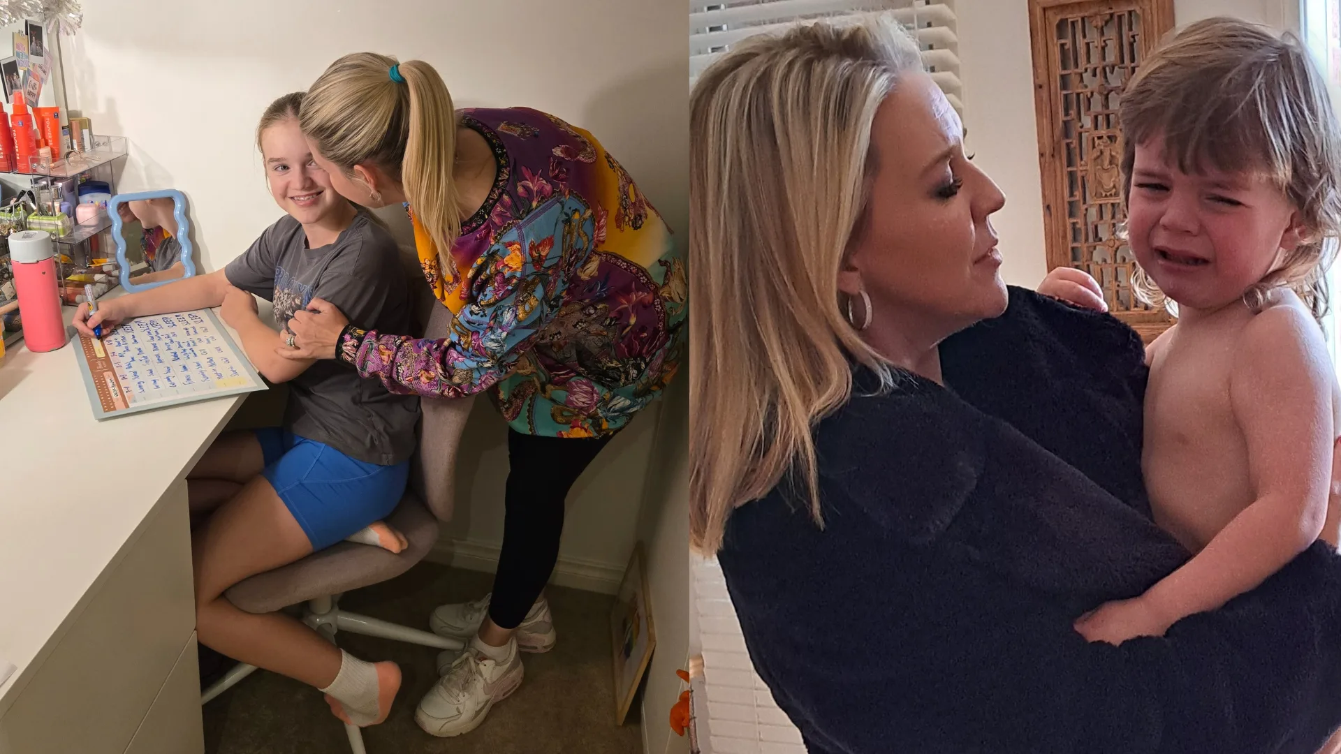 Lauren Newton and her kids