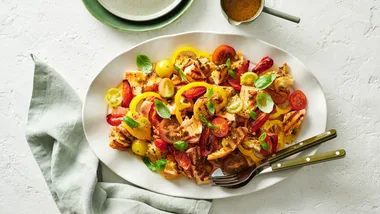 Panzanella Salmon Salad