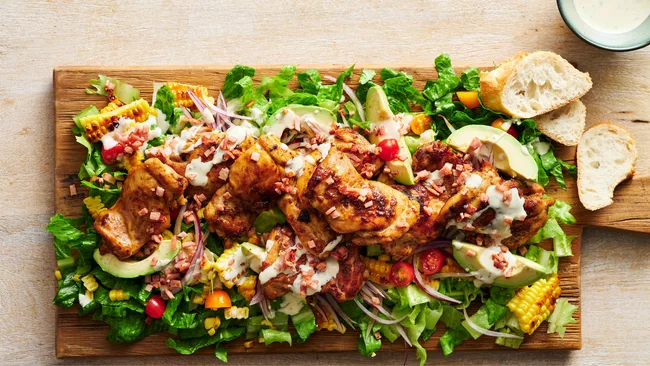 Smoky Texan Chicken with Ranch Salad