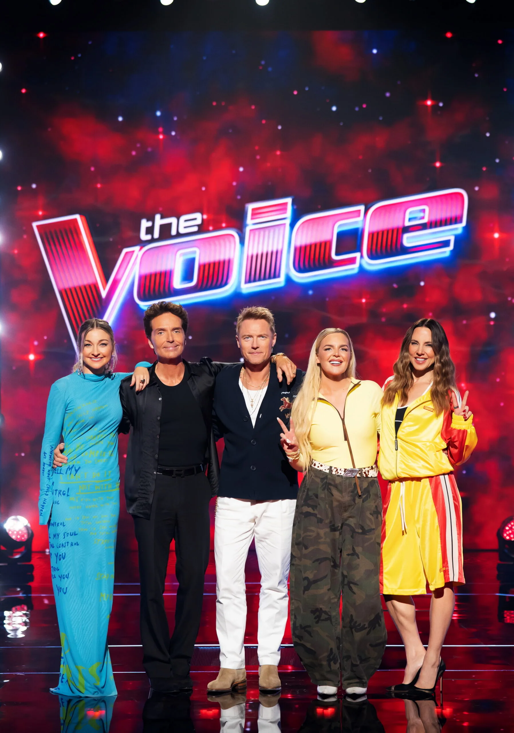 The voice Austrakia coaches Kate Miller-Heidke, Richard Marx, Ronan Keating, Tones and I and Mel c